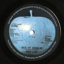 Ringo Starr Back Off Boogaloo USED VINYL 7INCH SINGLE 45 RPM