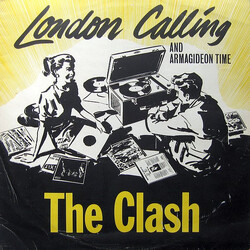 The Clash London Calling And Armagideon Time USED VINYL 12INCH 45 RPM SINGLE STEREO