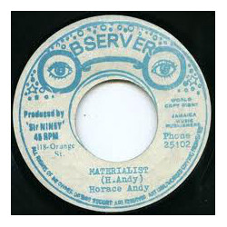 Horace Andy Materialist USED VINYL 7INCH 45 RPM