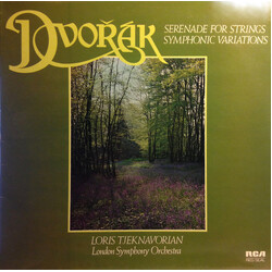 Antonín Dvořák / Loris Tjeknavorian / London Symphony Orchestra Serenade For Strings; Symphonic Variations Vinyl LP USED