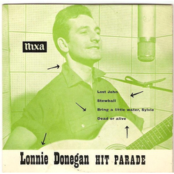 Lonnie Donegan's Skiffle Group Lonnie Donegan Hit Parade Vinyl 7" USED