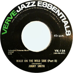 Jimmy Smith Walk On The Wild Side / The Sermon USED VINYL 7INCH SINGLE REISSUE