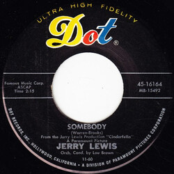 Jerry Lewis (3) Somebody / Turn It On USED VINYL 7INCH 45 RPM