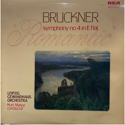 Anton Bruckner / Kurt Masur / Gewandhausorchester Leipzig Symphony No. 4 "Romantic" Vinyl LP USED