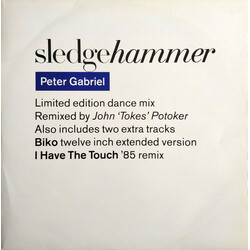Peter Gabriel Sledgehammer (Limited Edition Dance Mix) USED VINYL 12INCH SINGLE LIMITED EDITION