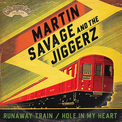 Martin Savage & The Jiggerz Runaway Train USED VINYL 7INCH