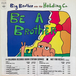 Big Brother & The Holding Company Be A Brother Vinyl LP USED