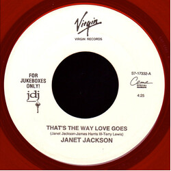 Janet Jackson That's The Way Love Goes USED VINYL 7INCH 45 RPM SINGLE JUKEBOX