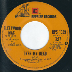 Fleetwood Mac Over My Head USED VINYL 7INCH 45 RPM SINGLE