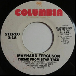 Maynard Ferguson Theme From Star Trek USED VINYL 7INCH 45 RPM PROMO STEREO