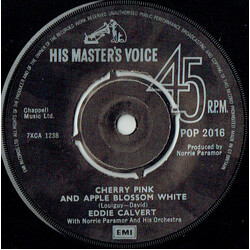 Eddie Calvert / Norrie Paramor And His Orchestra Cherry Pink And Apple Blossom White / O, Mein Papa USED VINYL 7INCH 45 RPM SINGLE