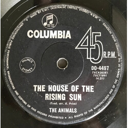The Animals The House Of The Rising Sun USED VINYL 7INCH 45 RPM SINGLE