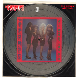 The Cramps All Women Are Bad USED VINYL 12INCH 45 RPM PICTURE DISC