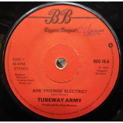 Tubeway Army Are 'Friends' Electric? USED VINYL 7INCH 45 RPM SINGLE