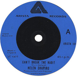 Helen Shapiro Can't Break The Habit USED VINYL 7INCH 45 RPM SINGLE