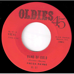 Freda Payne / Vince Castro Band Of Gold / Bong Bong (I Love You Madly) Vinyl 7" USED