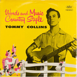 Tommy Collins Words And Music Country Style Vinyl LP USED