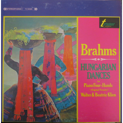 Johannes Brahms / Walter Klien / Beatriz Klien Hungarian Dances For Piano Four-Hands (Original Version) Vinyl LP USED