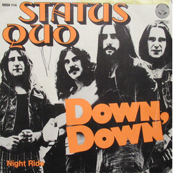 Status Quo Down, Down USED VINYL 7INCH 45 RPM SINGLE