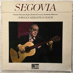 Andrés Segovia / Johann Sebastian Bach Segovia Plays Bach Vinyl LP USED