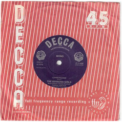 The Vernons Girls Lover Please USED VINYL 7INCH REISSUE MONO