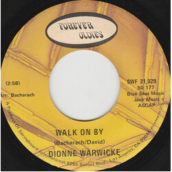Dionne Warwick Walk On By USED VINYL 7INCH SINGLE 45 RPM
