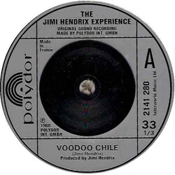 The Jimi Hendrix Experience / Jimi Hendrix Voodoo Chile / Gloria USED VINYL 7INCH 33 S RPM SINGLE