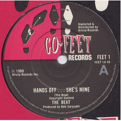 The Beat (2) Hands Off... She's Mine / Twist  And Crawl USED VINYL 7INCH 45 RPM SINGLE