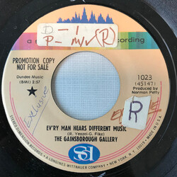 The Gainsborough Gallery Ev'ry Man Hears Different Music / I Think I'll Catch A Bus (And Go Back Home) USED VINYL 7INCH 45 RPM SINGLE PROMO