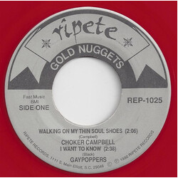 Choker Campbell Orchestra / The Gay Poppers / Big Joe Turner Walking On My Thin Sole Shoes / I Want To Know / Hang It On The Wall USED VINYL 7INCH 45 