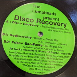 Lumpheads Disco Recovery USED VINYL 12INCH 33 S RPM 45 RPM