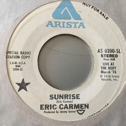 Eric Carmen Sunrise USED VINYL 7INCH PROMO