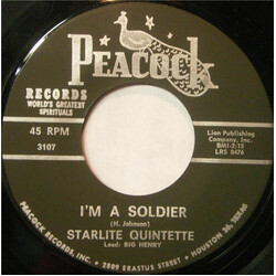 The Starlight Quintette I'm A Soldier / I Want To Live There USED VINYL 7INCH 45 RPM