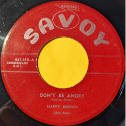 Nappy Brown Don't Be Angry USED VINYL 7INCH 45 RPM