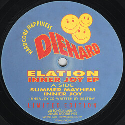 Elation Inner Joy EP USED VINYL 12INCH 33 S RPM EP LIMITED EDITION