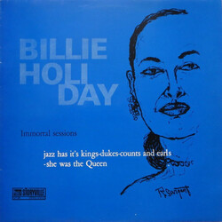 Billie Holiday Immortal Sessions Vinyl LP USED