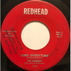 The Robbins / Redda Robbins And Everytime / Tweedy-Dee USED VINYL 7INCH 45 RPM SINGLE