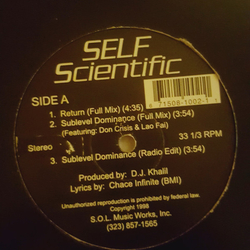 Self Scientific Return / Sublevel Dominance Vinyl 12" USED