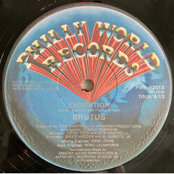 Brutus (2) Excitation USED VINYL 12INCH 33 S RPM