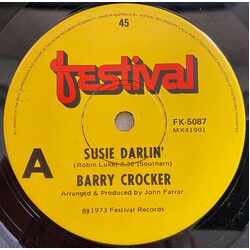 Barry Crocker Susie Darlin' USED VINYL 7INCH SINGLE 45 RPM