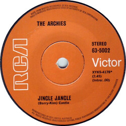 The Archies Jingle Jangle USED VINYL 7INCH 45 RPM SINGLE