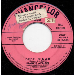 Frankie Avalon DeDe Dinah / Ooh La La USED VINYL 7INCH 45 RPM SINGLE