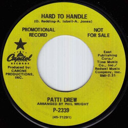 Patti Drew Hard To Handle /  Just Can't Forget About You USED VINYL 7INCH 45 RPM PROMO