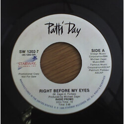 Patti Day Right Before My Eyes USED VINYL 7INCH PROMO 45 RPM