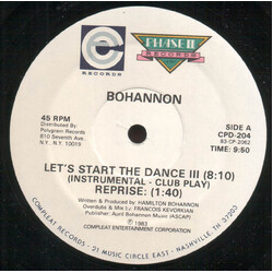 Hamilton Bohannon Let's Start The Dance III USED VINYL 12INCH 45 RPM