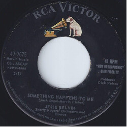 Jesse Belvin / Shorty Rogers And His Orchestra Something Happens To Me / The Door Is Always Open USED VINYL 7INCH 45 RPM SINGLE