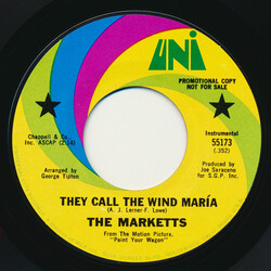 The Marketts They Call The Wind Maria / The Undefeated USED VINYL 7INCH 45 RPM SINGLE PROMO