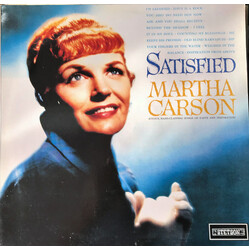 Martha Carson Satisfied Vinyl LP USED