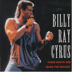 Billy Ray Cyrus These Boots Are Made For Walking' USED VINYL 7INCH 45 RPM