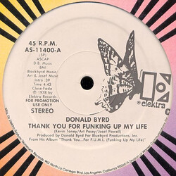 Donald Byrd Thank You For Funking Up My Life USED VINYL 12INCH 45 RPM PROMO